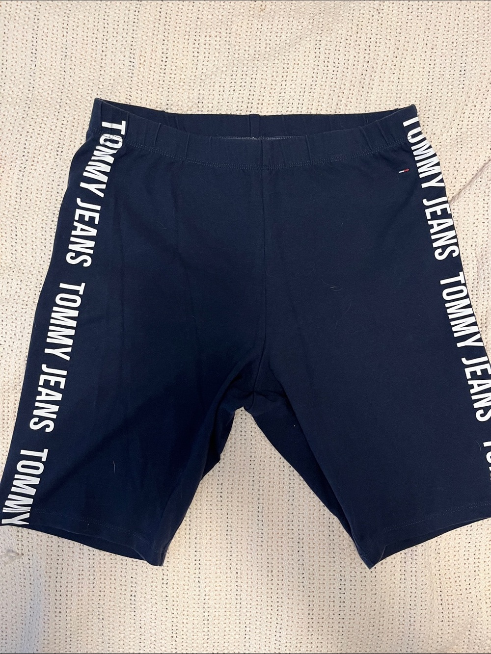 Tommy Hilfiger Navy Blue Tommy Jeans Bike Shorts